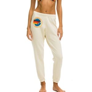 AVIATOR NATION SWEATPANTS - VINTAGE WHITE